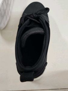 Black High-Top Sneakers for Women - Size UK 7
