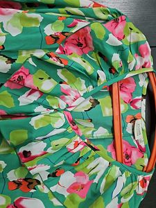Green Floral printed Top