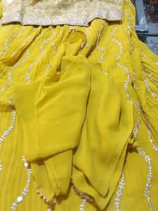 Yellow Lehenga Choli Set