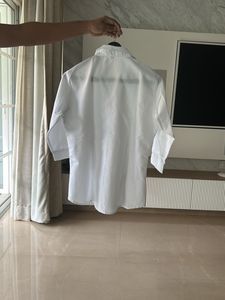 Classic White shirt with 3/4th  sleeve