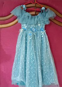 Cute Blue Starry Dress