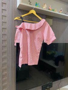 Striped Off-Shoulder Top