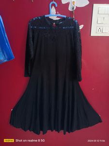Elegant Black Lace Dress