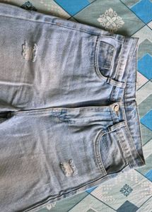 Combo Of Ripped Light Wash Jeans