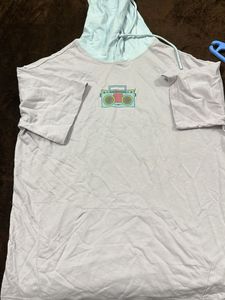 Graphic Tee with Hoodie