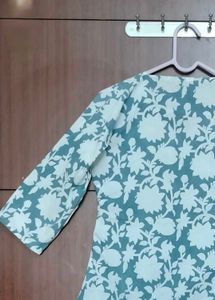 Floral Print Kurta