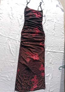 Brand New (Newme) Abstract Printed Maxi Dress