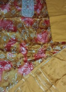 Elegant Ethnic Kurta bottom dupatta unstiched
