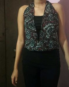 Halter Neck Back Style Top For Women..