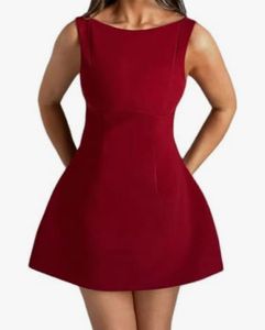 A Pretty Red Dress Makes You Look Elegant&sexy