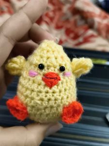 Handmade Duckling Keyring