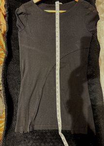 Beautiful Cutout Black Tee