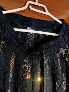 Boho Embroidered Skirt