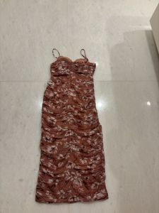 PEACH BODYCON DRESS ❤️