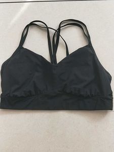 XXL Black Sports Bra