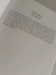 FICTION BOOK - WARMTH (by Rithvik Singh)