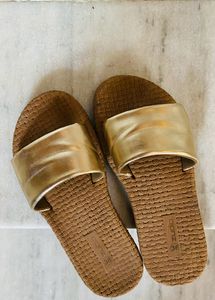 Golden Band Slippers