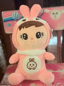 Cute Pink Bunny Plush Toy