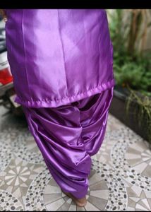 Pruple Satin Salwar Suit