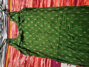 Green Ethnic Kurta