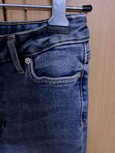 High Waist Stretch Skinny Denims With Tag