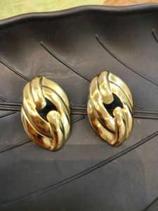 Gold Stainless Steel Earrings