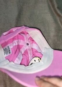 Pink Smiley Face Hat