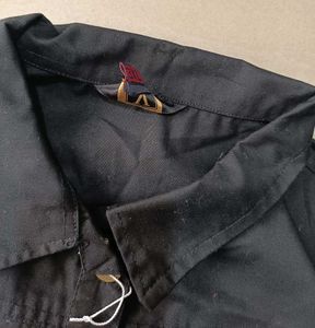 Stylish Black Denim Jacket, 3XL SIZE