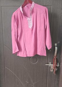 Kurti Top Pink