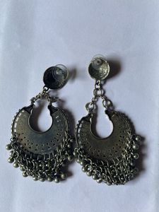 Light Weight Oxidised Jhumkas
