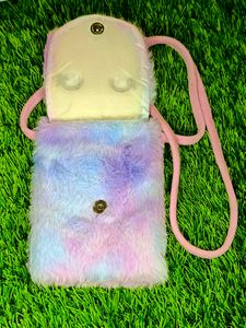Unicorn Fur Sling Bag New💕