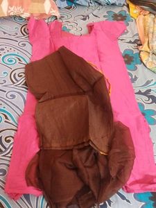 Pink Embroidered Dress