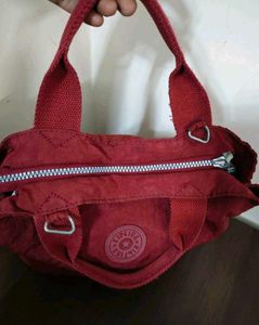 Kipling Red Tote Bag