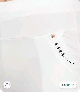 White Slip-on Slim Fit Jeggings for Women