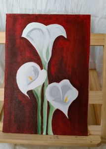 Floral Lily Painting