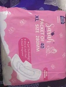 Senitary Pad 40 Pack With Included Gift