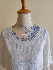 White Lace Crochet Top