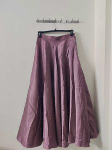 Elegant Mauve Embroidered Lehenga Set