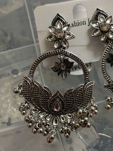 Jhumka With Lotus 🪷 Design