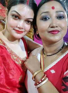 Embroidery Red Saree