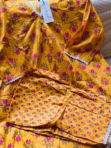 Floral Print Kurta Set