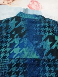 Houndstooth Print woolen Kurta