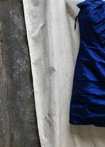 4138. Blue Strapless Mini Dress