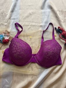 Purple Net Bra