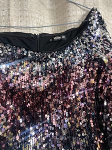 Sequence Short Dress  Silver, Pink Black Dres
