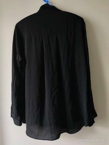 Black Shirt with front pattern - 42