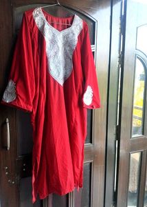 Velvet Till embroidery Kashmiri Pheran