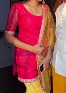 Haldi Look Sharara Set