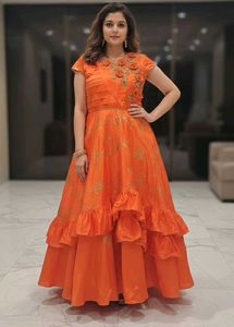 Orange Party Dress