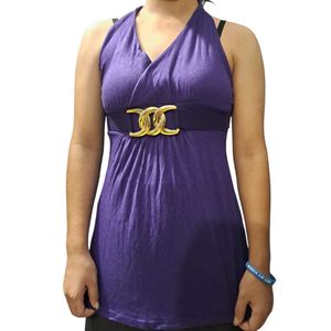 Purple Halter Top
